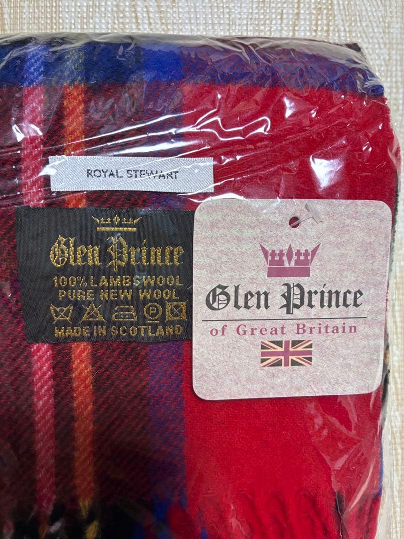 Glen Prince ロイヤルスチュワート ストール　新品未使用品　宅急便