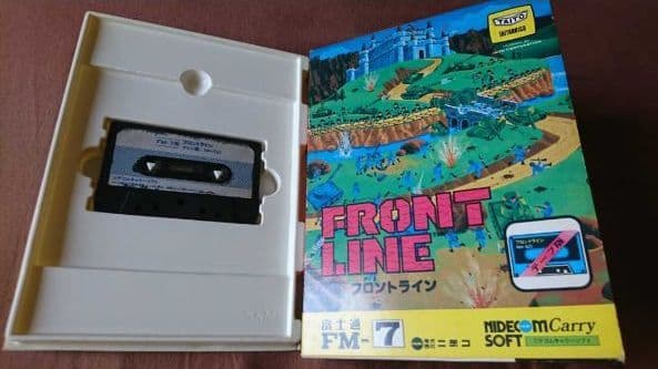 FM-7/NEW7等対応 「フロントライン」 カセットテープ版 動作確認品