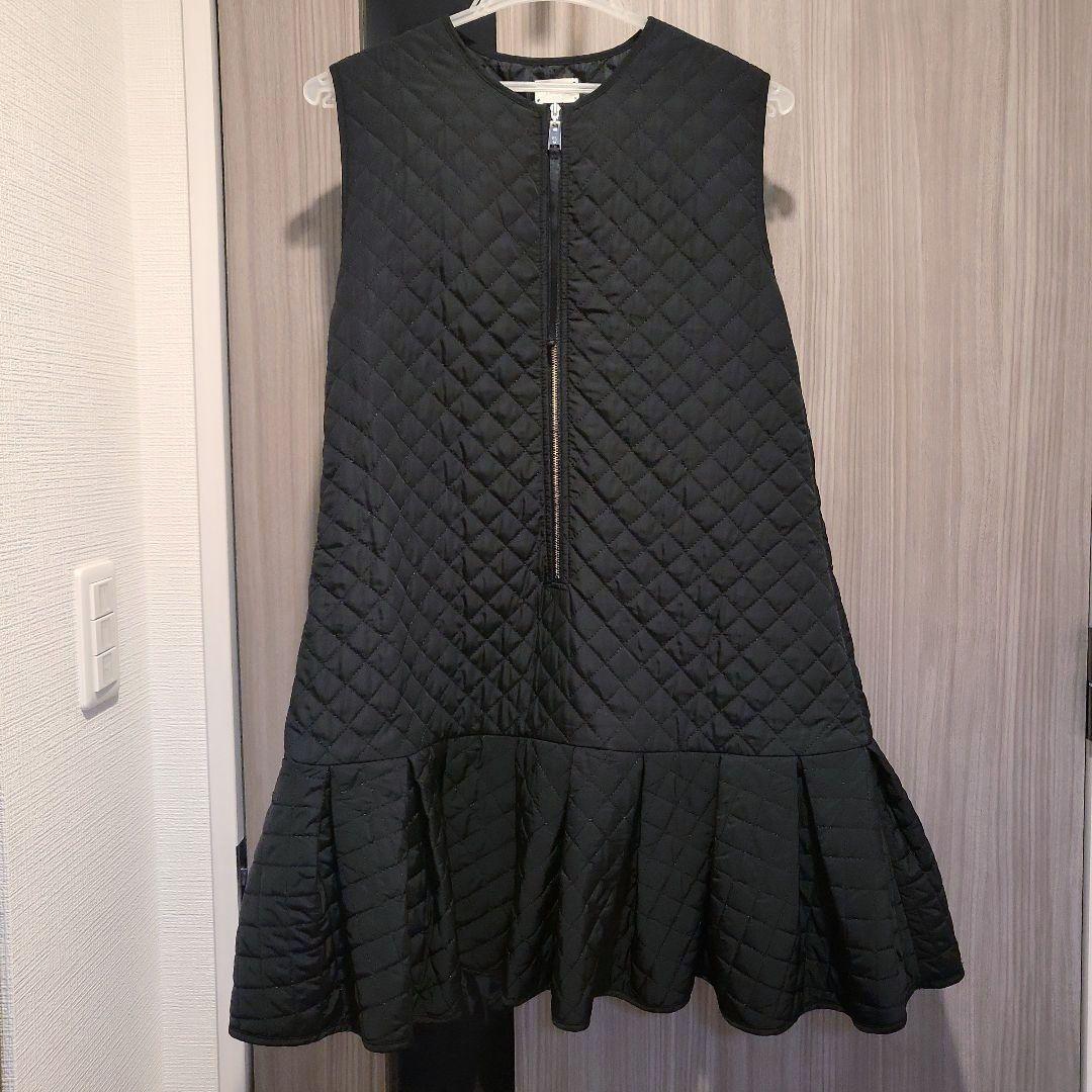 bibiy. EMILY FRILL DRESS キルティングワンピース フレア