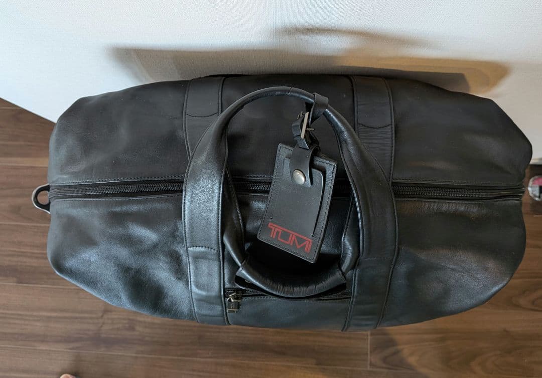 TUMI トゥミ　ボストンバッグ　オールレザー