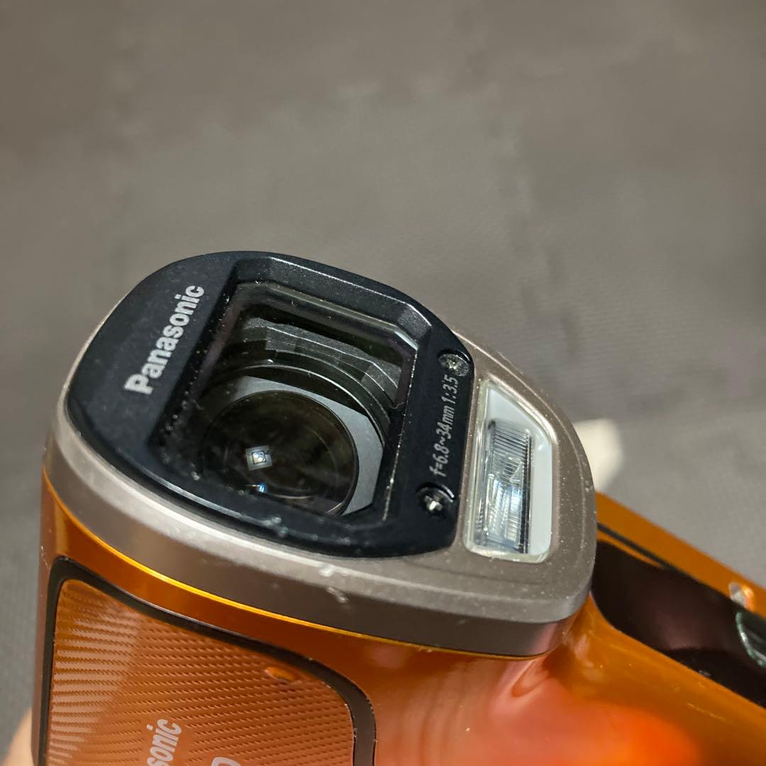 Panasonic HX-WA2 オレンジ色 ビデオカメラ　動作確認済