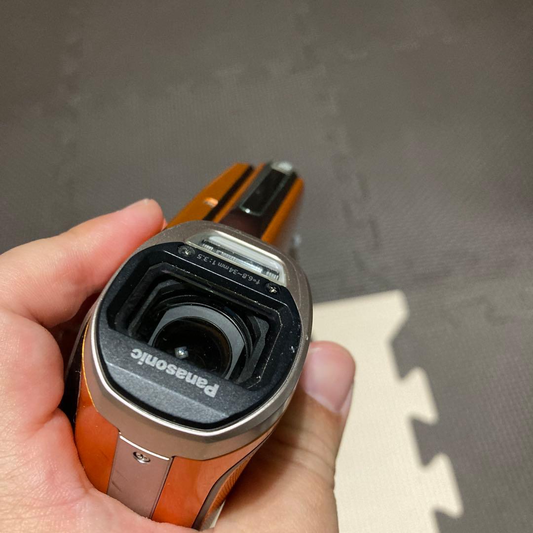 Panasonic HX-WA2 オレンジ色 ビデオカメラ　動作確認済