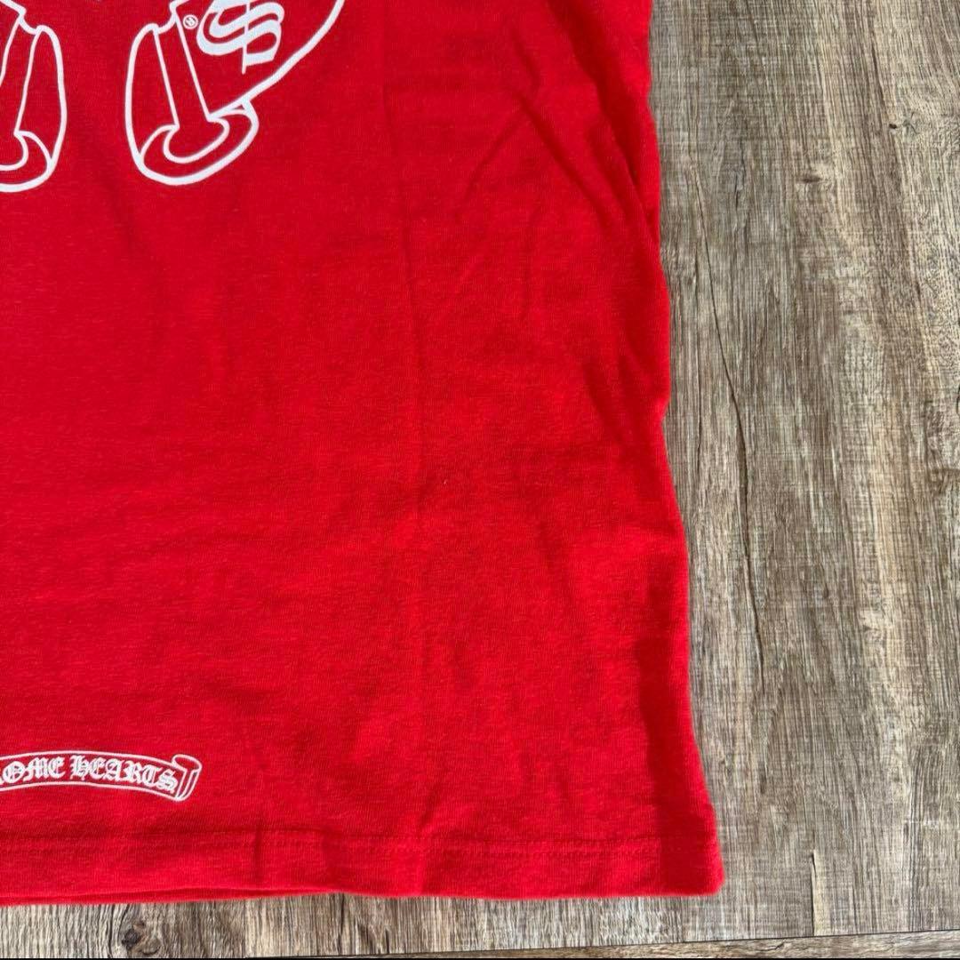 【年末セール】31日まで 新品未使用 クロムハーツローラースケート tシャツ 赤