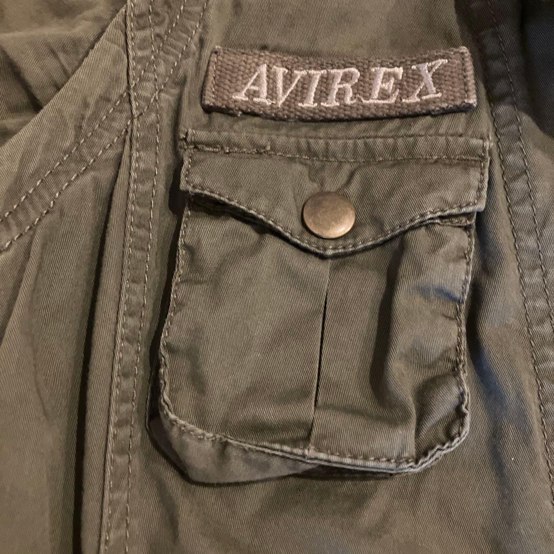 AVIREX アビレックス　ミリタリージャケット シャツワンピース　Lサイズ