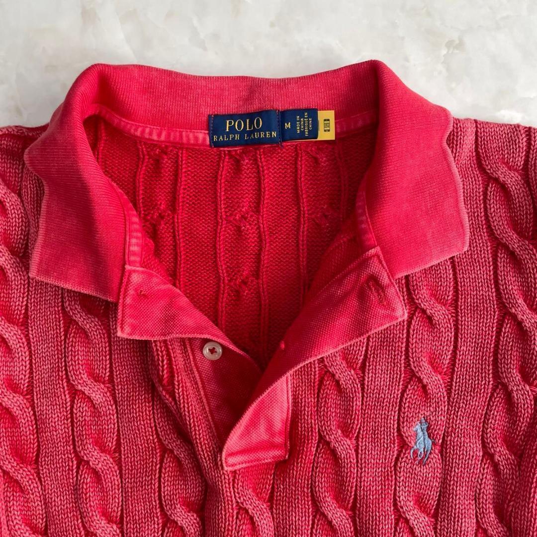 る*ー様 POLO RALPH LAUREN ポロシャツ　ケーブルニット　半袖
