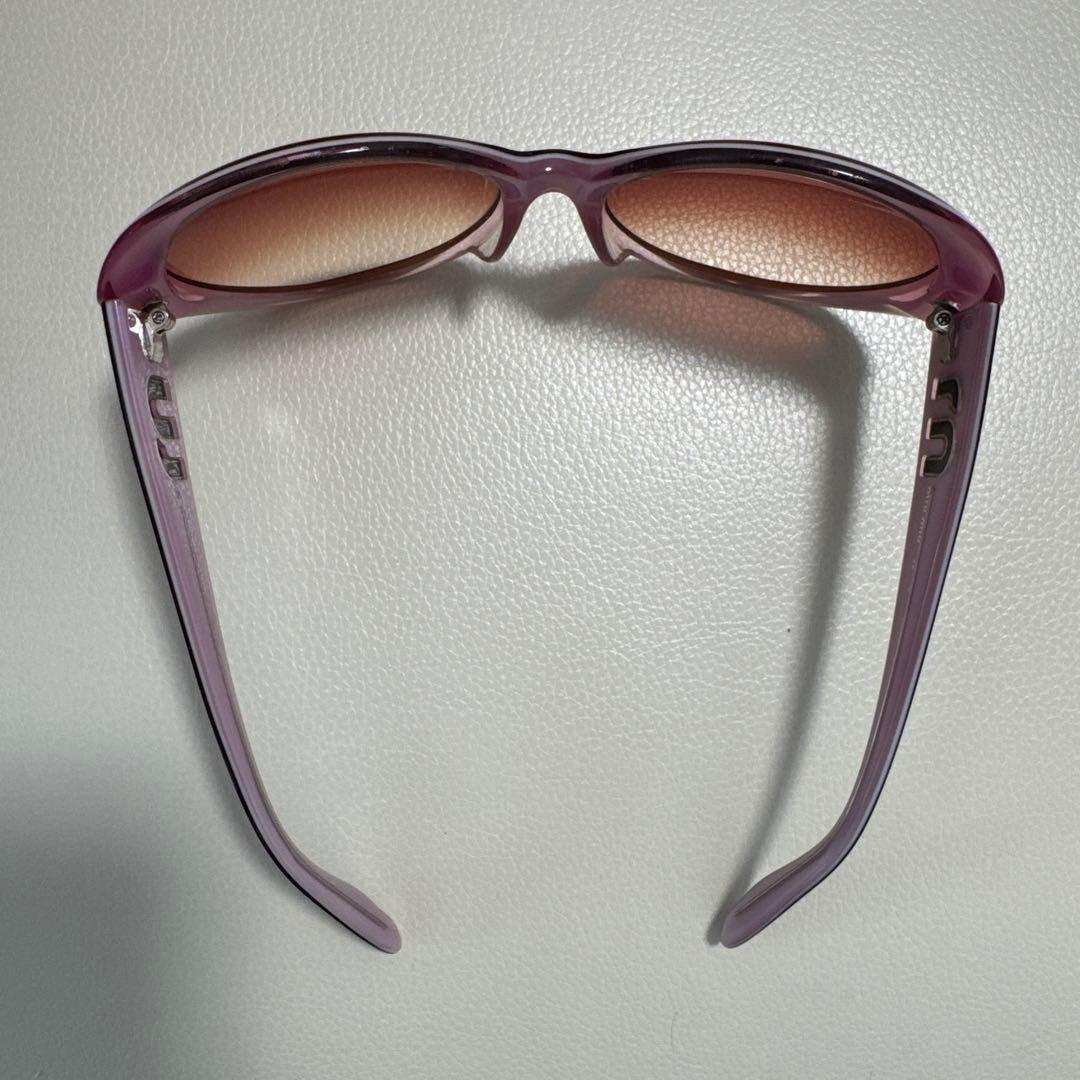 MIU MIU ラウンド型サングラス ピンク グラデーション