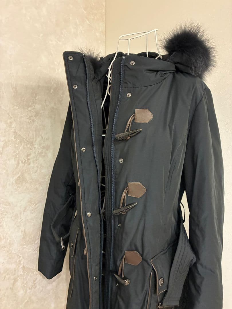 美品　Scapa スキャパ　ロングダウンコート　フォックス　トグル　40