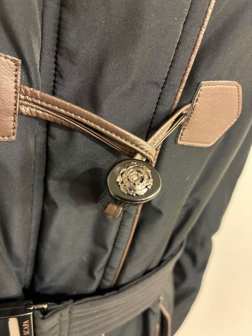 美品　Scapa スキャパ　ロングダウンコート　フォックス　トグル　40