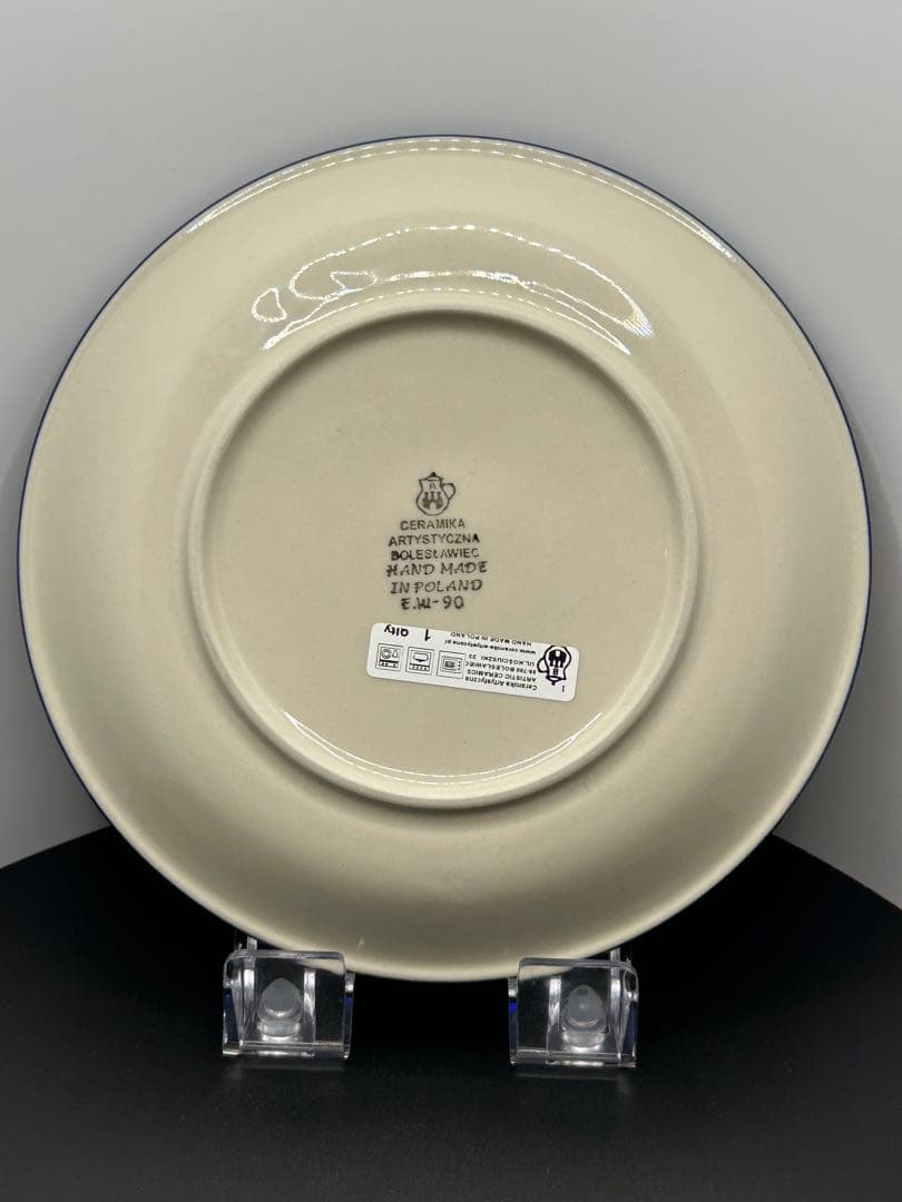 早い者勝ち(最終値下)【美品】ポーリッシュポタリー　3点セット　ボウル２枚、平皿