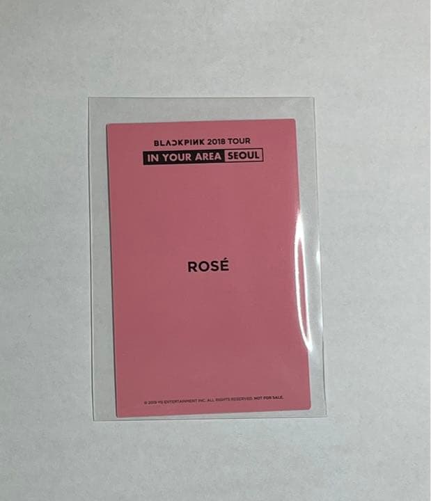 BLACKPINK トレカ ロゼ ソウルコン
