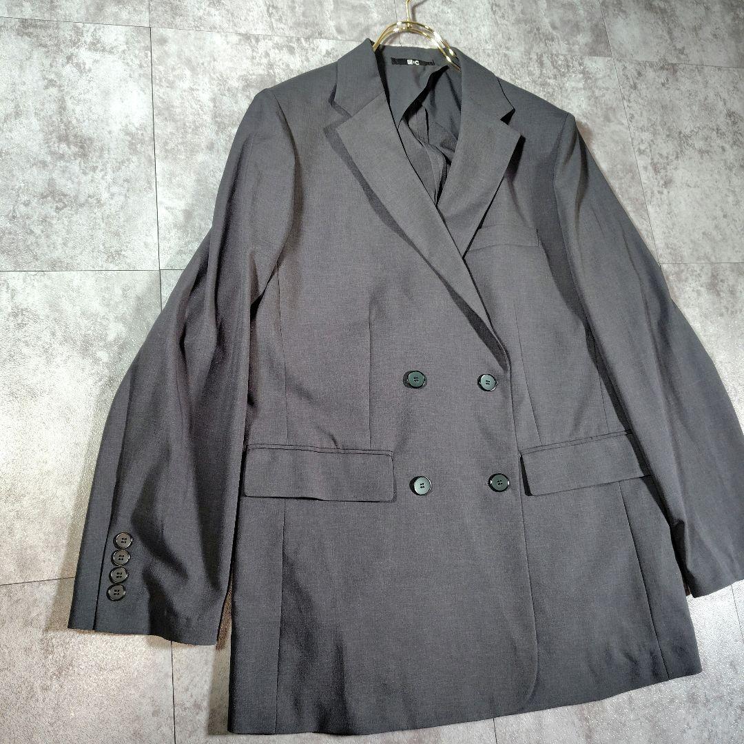 廃盤希少✨ユニクロ　感動ダブルジャケット　リラックスフィット　レディース　L