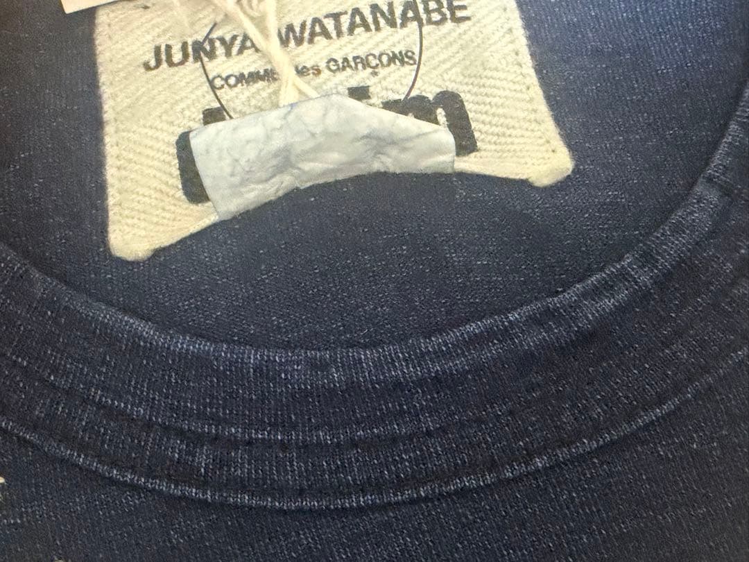 デニム レース装飾 Tシャツ Mサイズ