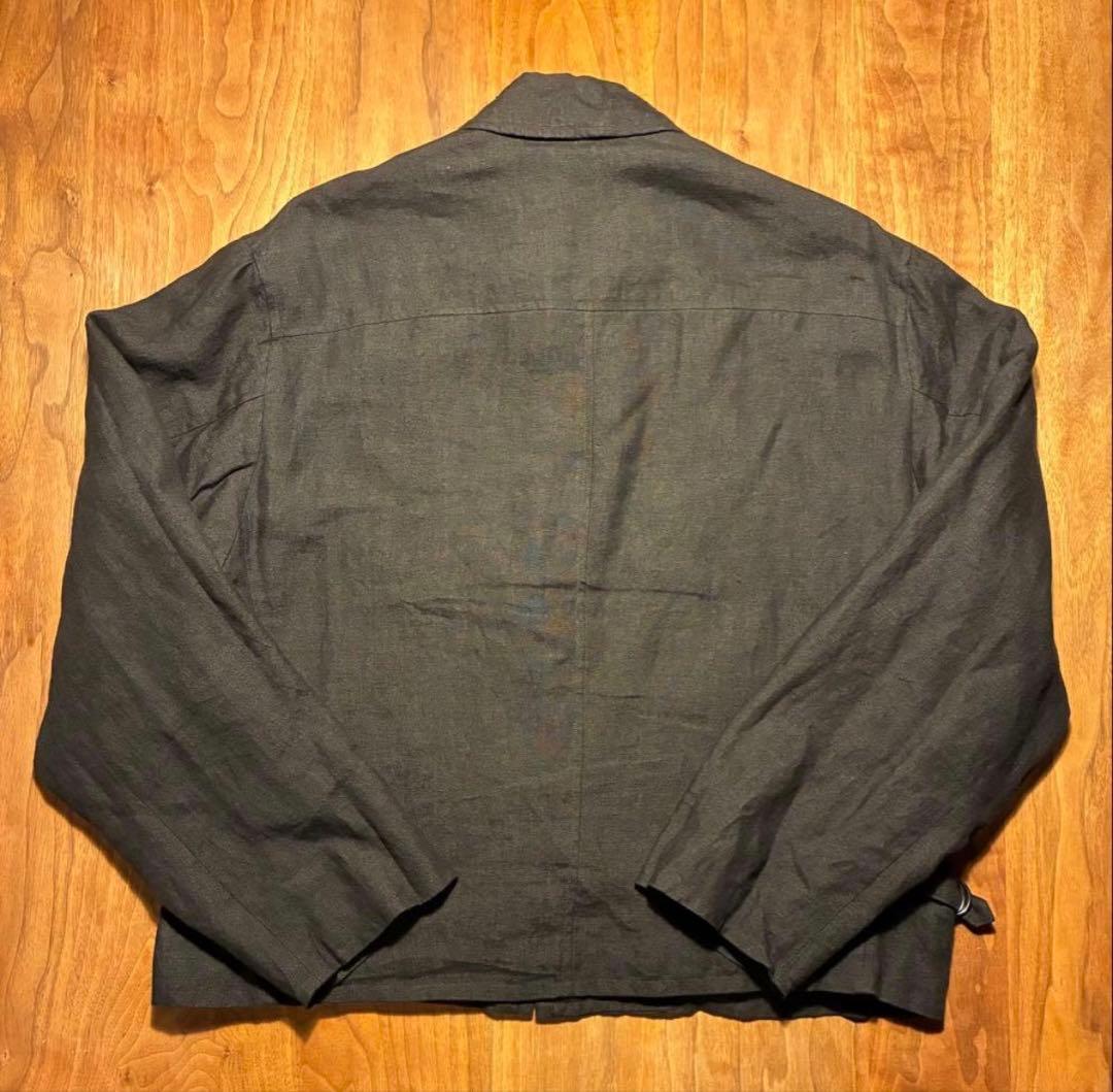 し*う様 COMOLI 24SS カナパ ジップショートジャケット BLACK