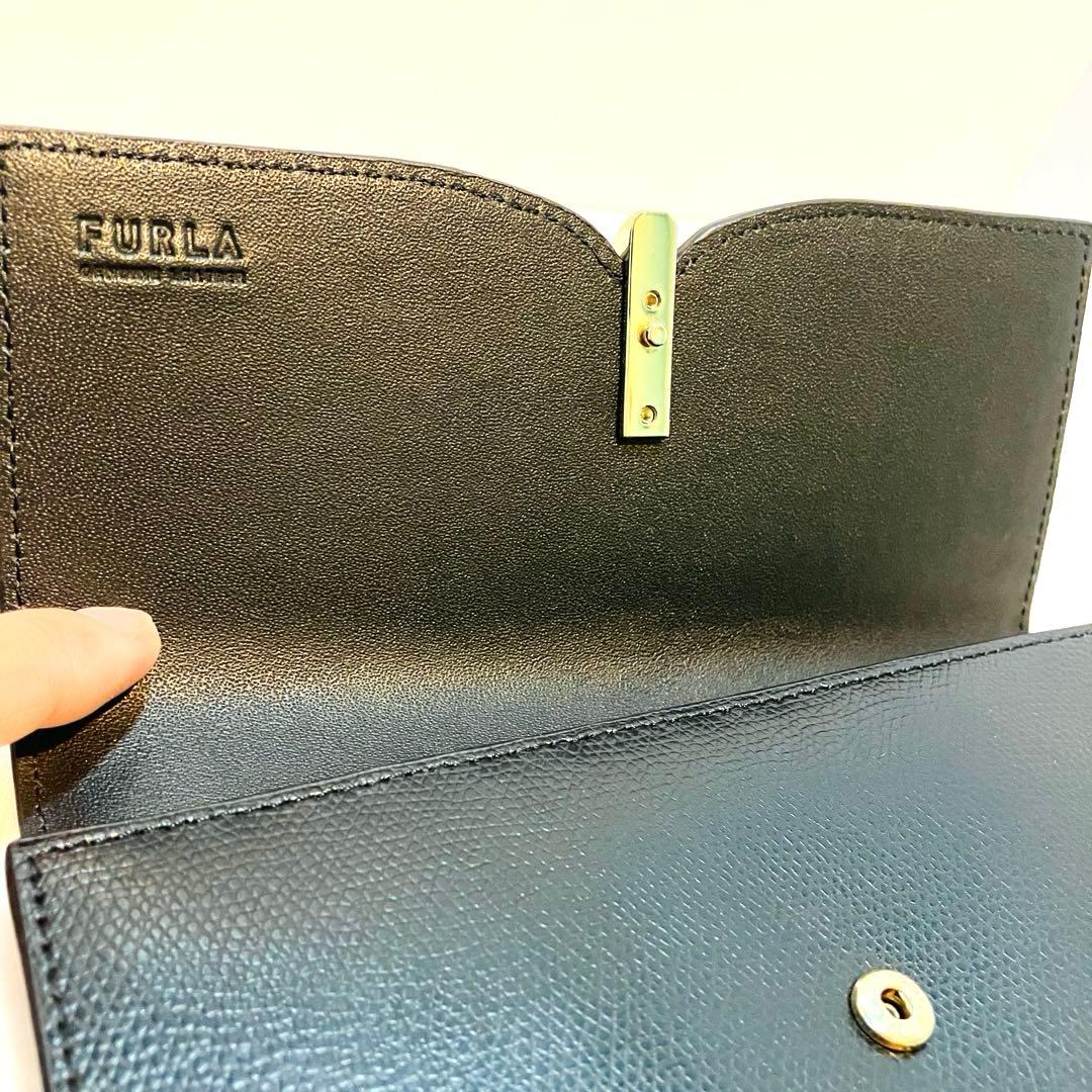 FURLA フルラ レザー 三つ折り 長財布 ウォレット レディース 未使用