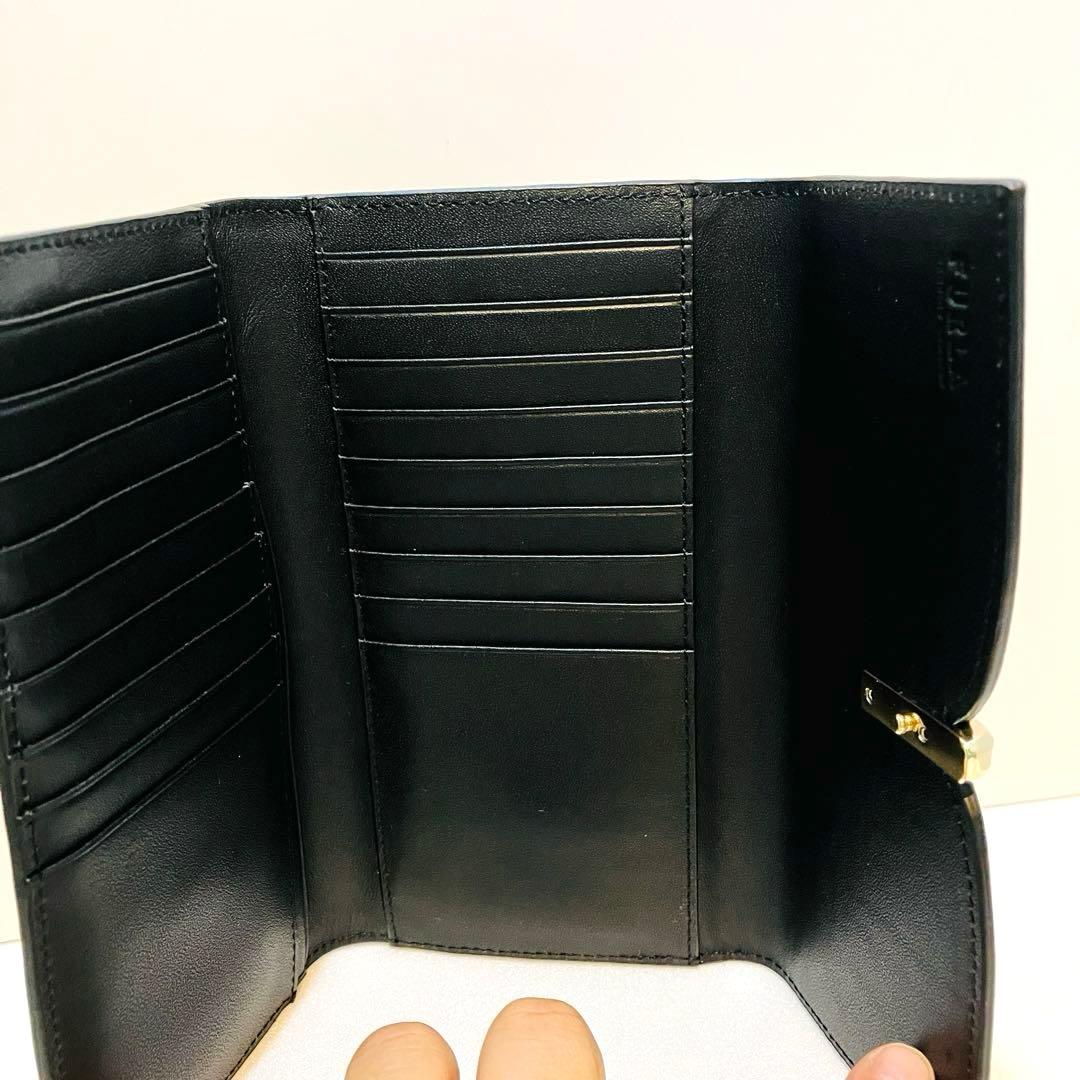 FURLA フルラ レザー 三つ折り 長財布 ウォレット レディース 未使用