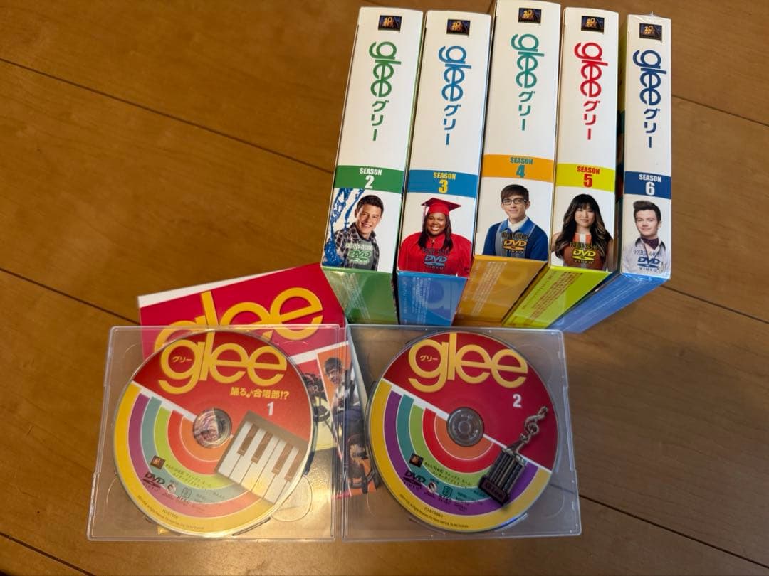 【美品】Glee DVD シーズン1〜6 全巻セット（シーズン6未開封あり）