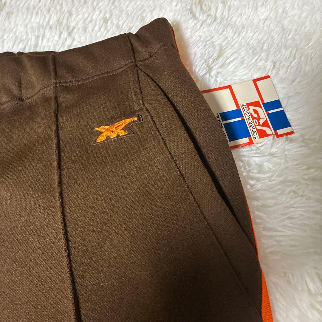 デッドストックタグ付ONITSUKA ブラウンジャージパンツLサイズ