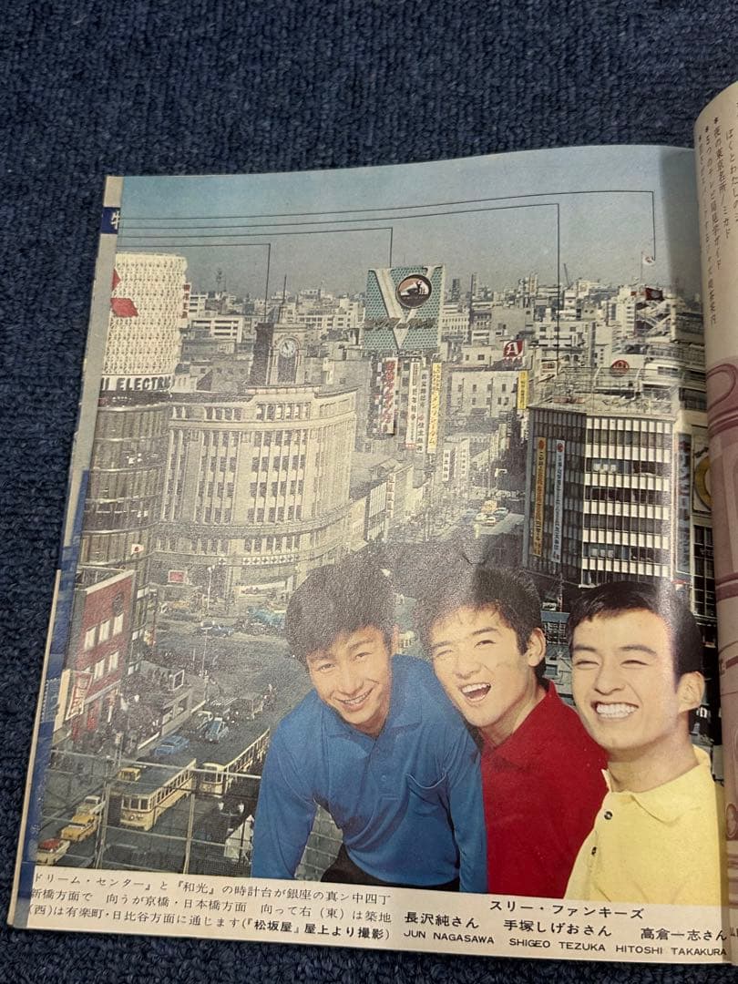 昭和レトロ★昭和38年★平凡付録★スターが案内するあなたの東京