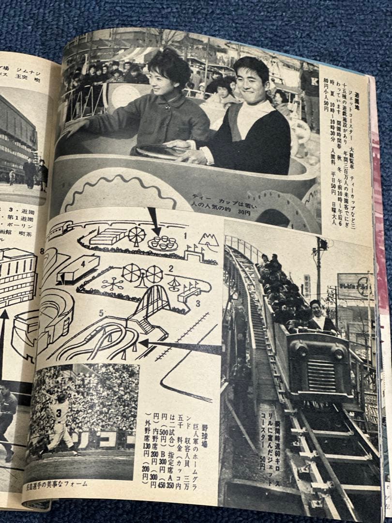 昭和レトロ★昭和38年★平凡付録★スターが案内するあなたの東京