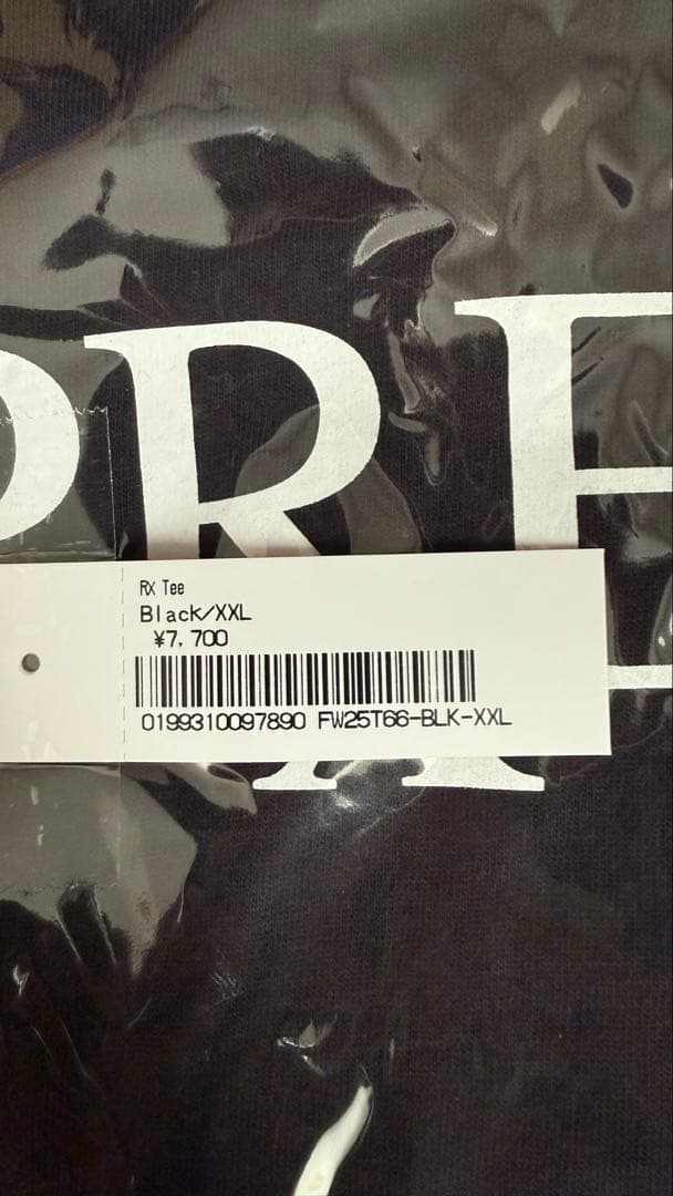 t*a様 Supreme RX Tee Black XXL