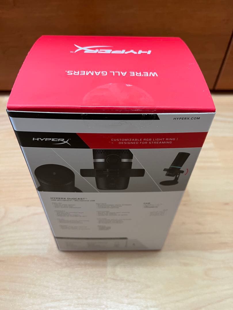 HyperX DUOCAST RGBコンデンサーマイク