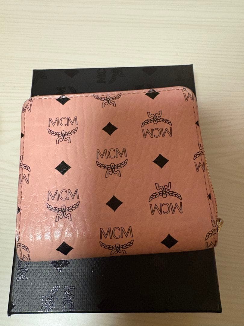 ☺︎︎おとさん専用☺︎︎MCM 二つ折り財布 ソフトピンク
