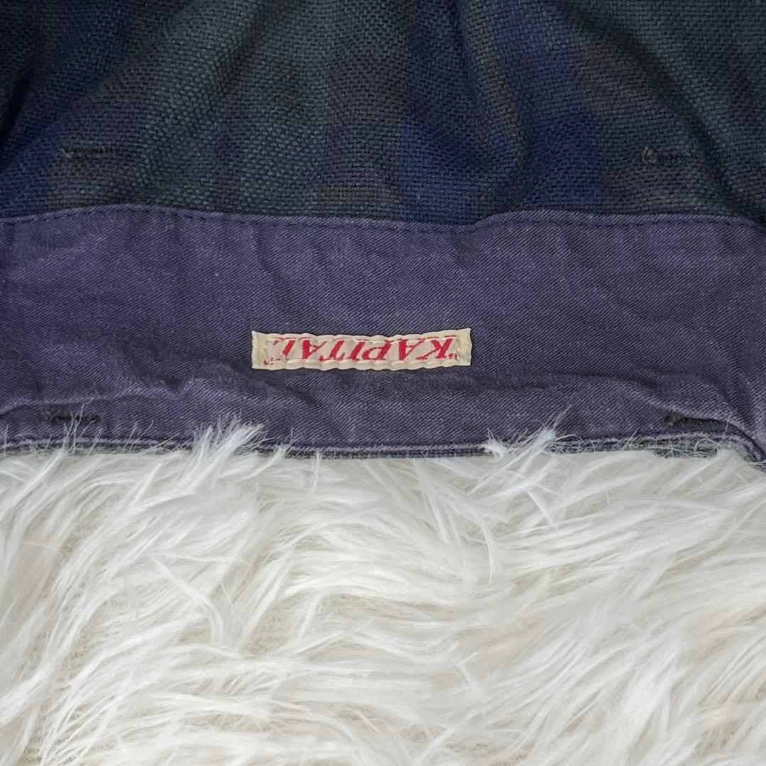 【美品】キャピタル・サルエルパンツ・ラップ ・巻き・チェック柄・XS