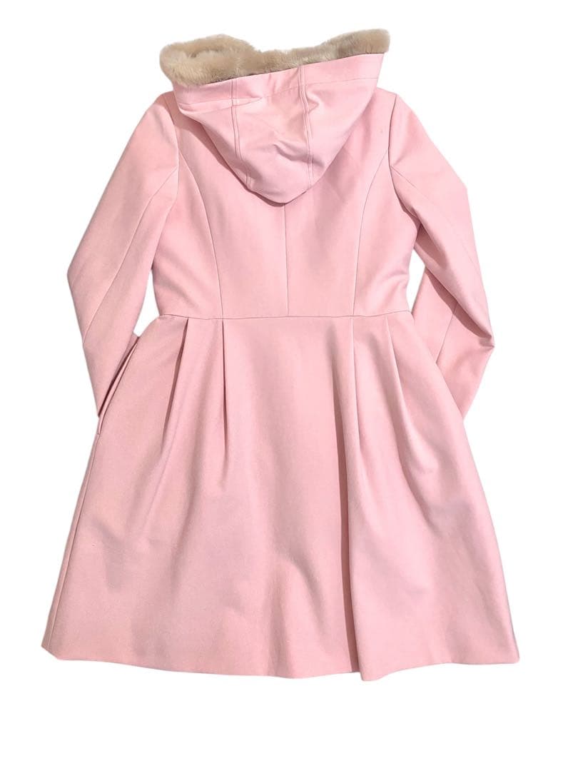 TOCCA/０サイズ/フリル・ライナー付きコート/超美品→１度のみ使用