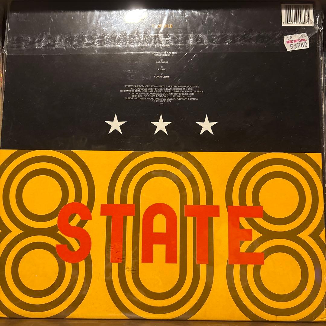 レアな初期作品！808 STATE NEWBUILD レコード3枚組