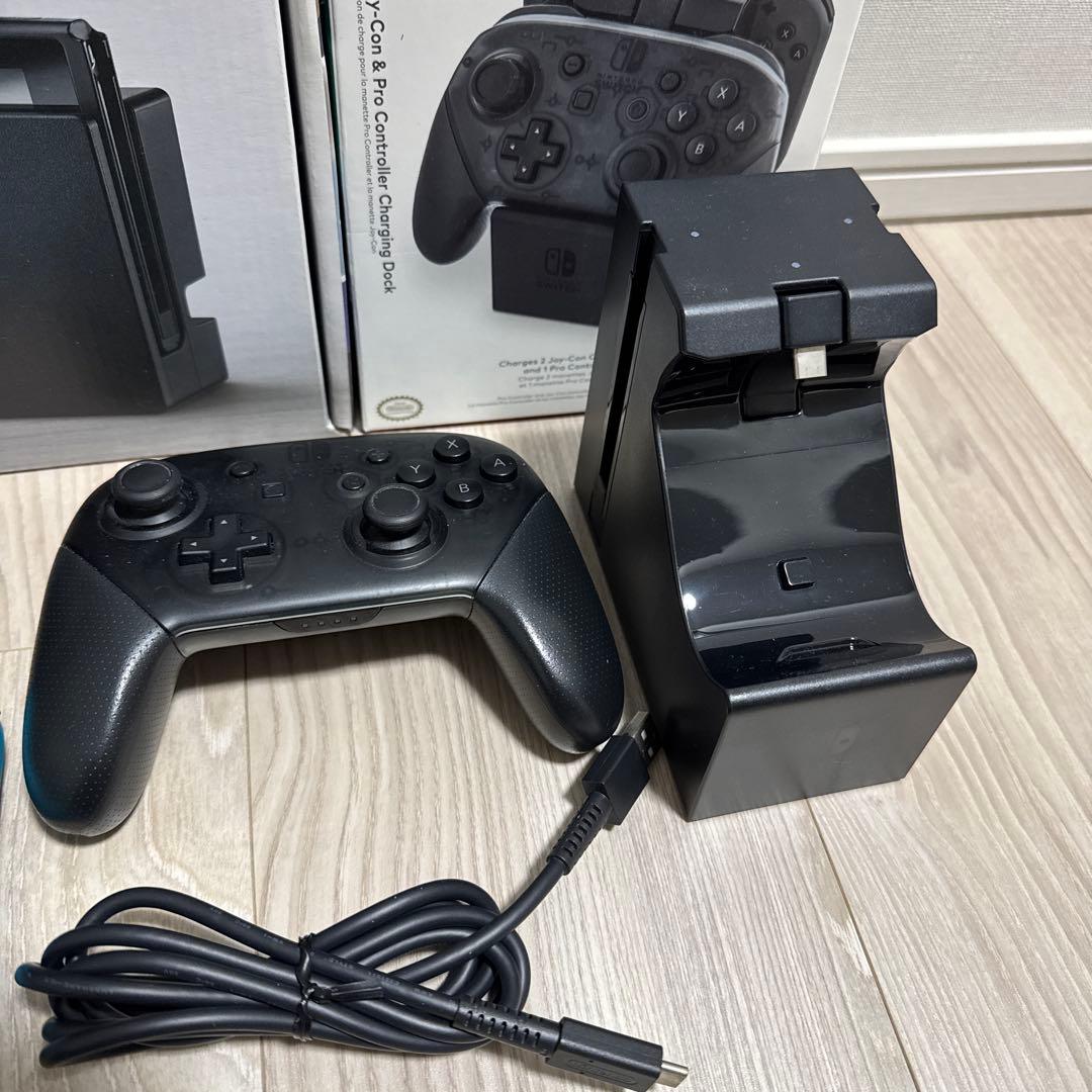 美品　Nintendo Switch 本体 プロコン 充電器セット