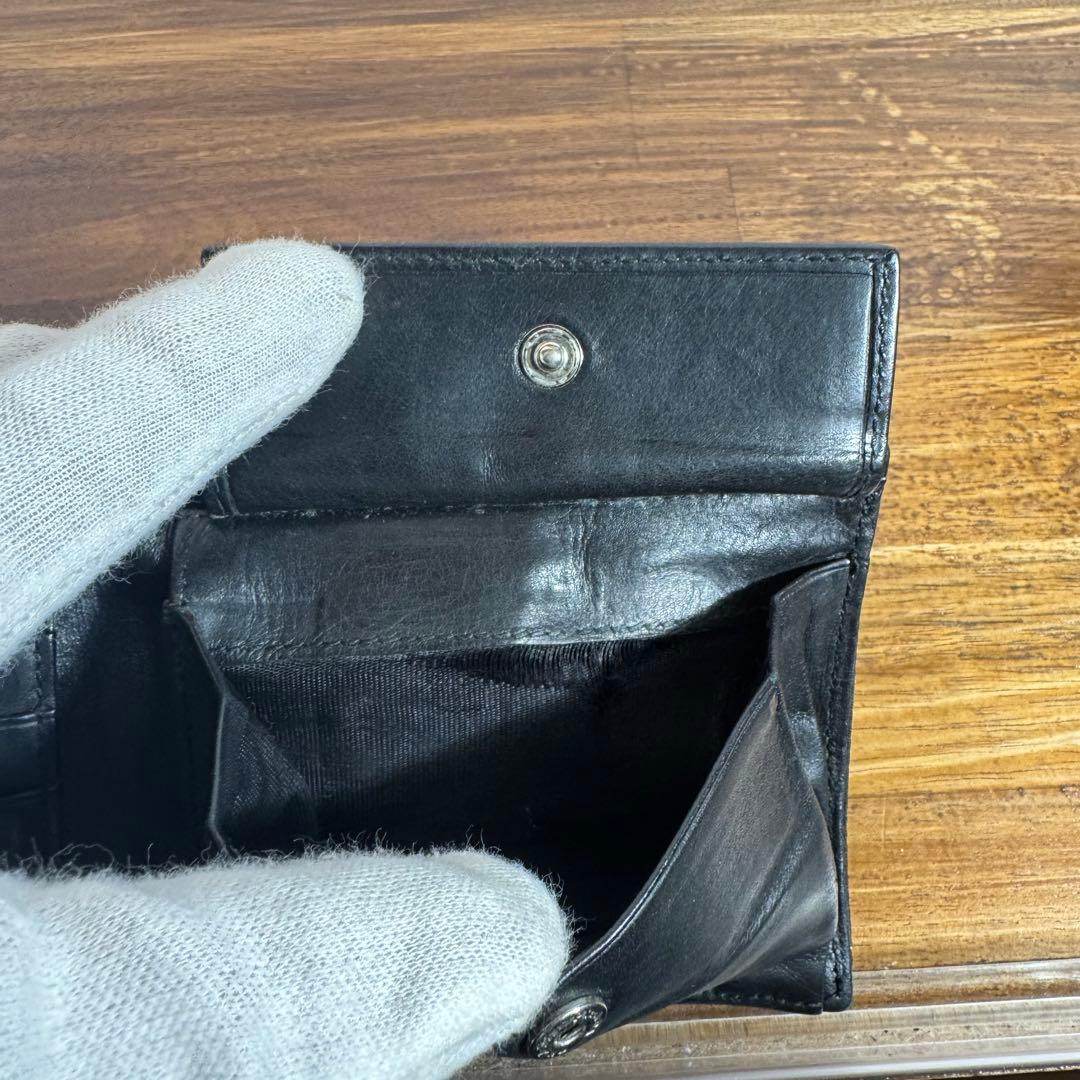楽*様 PRADA ブラック 二つ折り財布