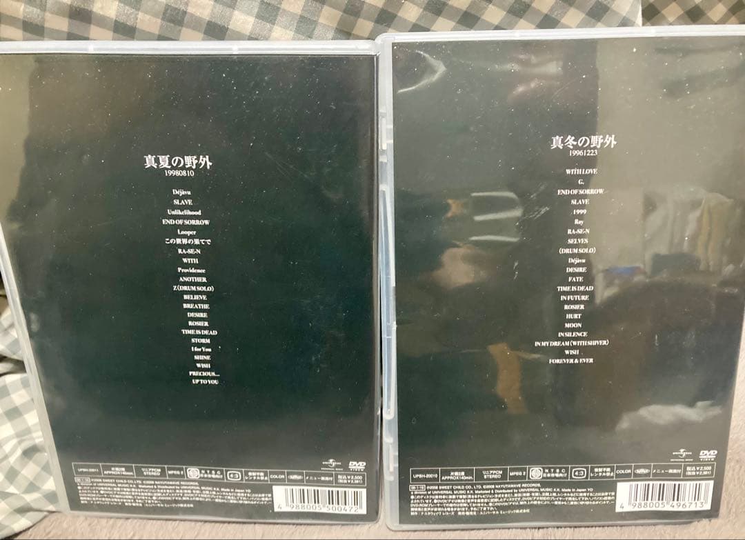LUNA SEA 真冬の野外 真夏の野外 DVD SLAVE 河村隆一