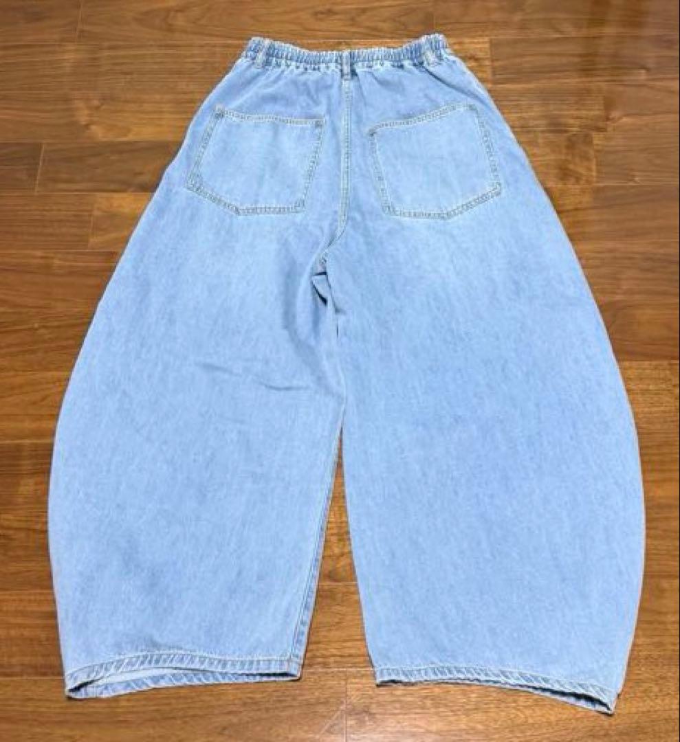 パンツ CANDY STRIPPER CURVE DAMAGE DENIM PANTS