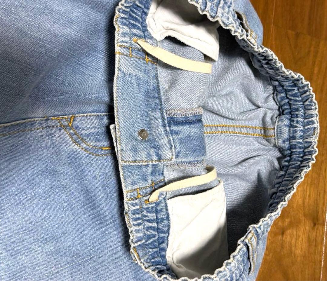 パンツ CANDY STRIPPER CURVE DAMAGE DENIM PANTS