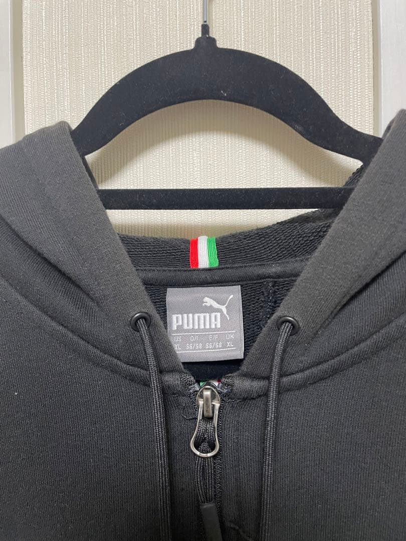PUMA Ferrari フルジップフーディとパンツのジャージ上下セット XL