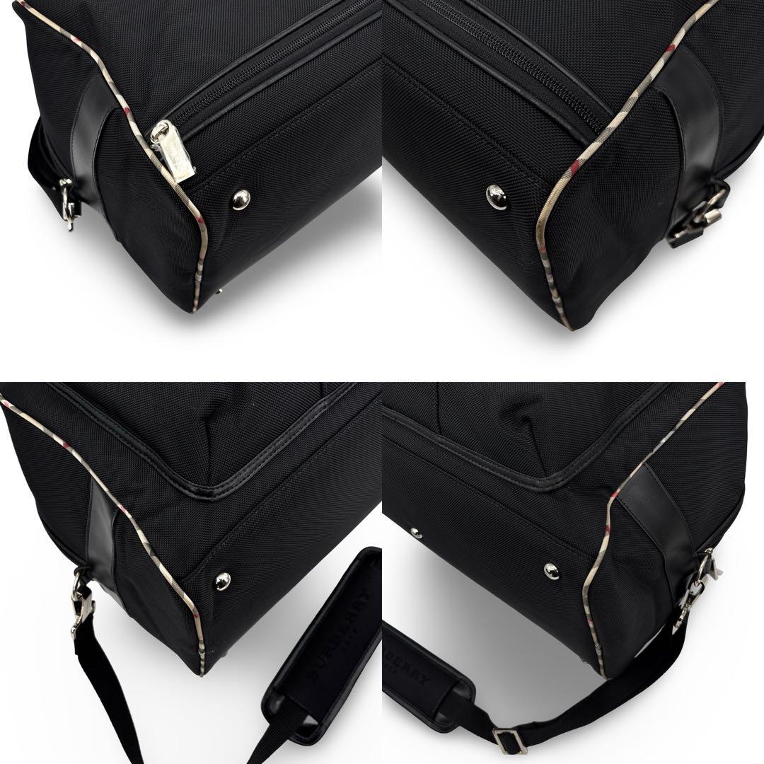 極美品】BURBERRY バーバリー　２WAY ボストンバッグ 　ノバチェック