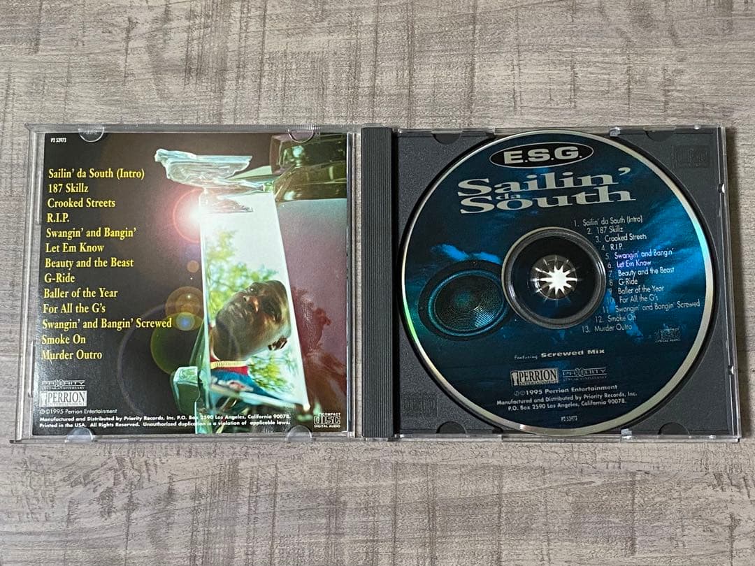 洋楽 ESG DJ Screw Sailin Da South G-RAP G-LUV