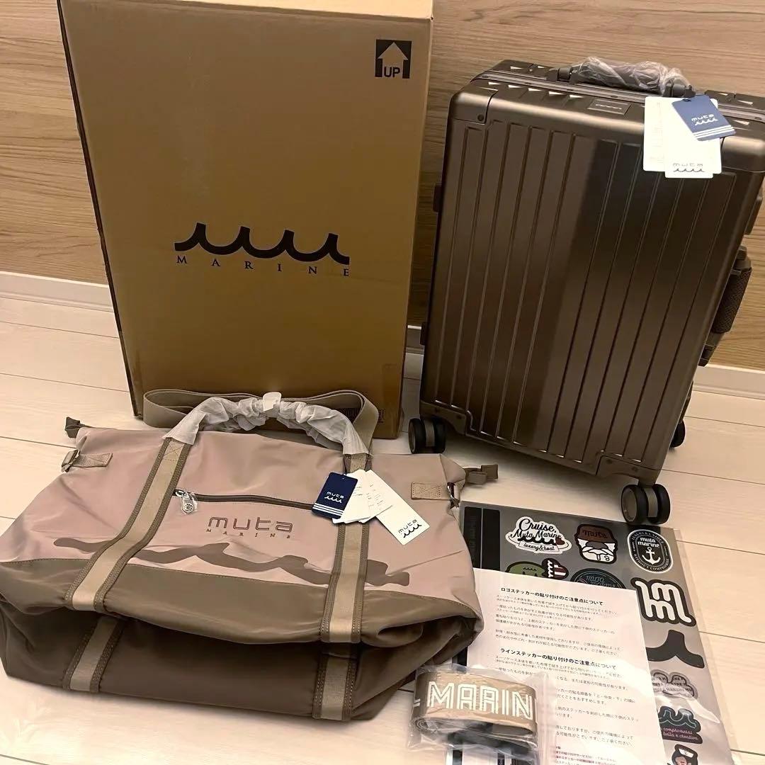 新品★126,500円 muta 38Lキャリーケース＆BIGトートバッグセット