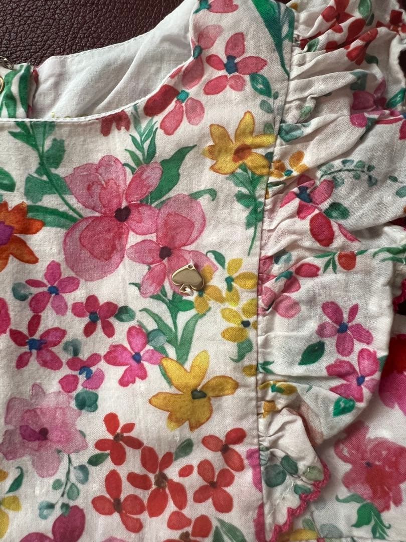 Kate Spade フラワープリント ワンピース 90cm