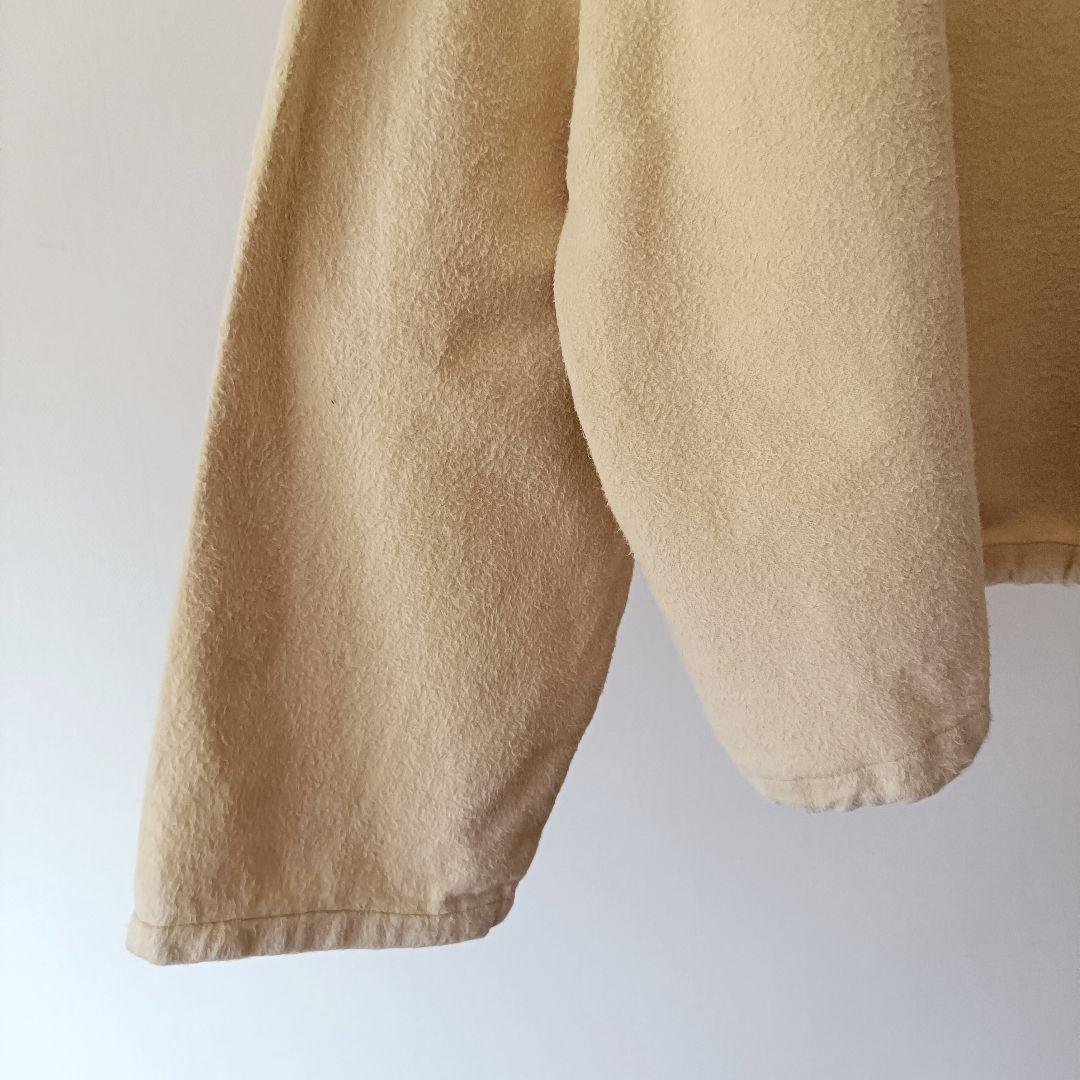 80s USA製 Prentiss シャモアクロス ハーフジップパーカー
