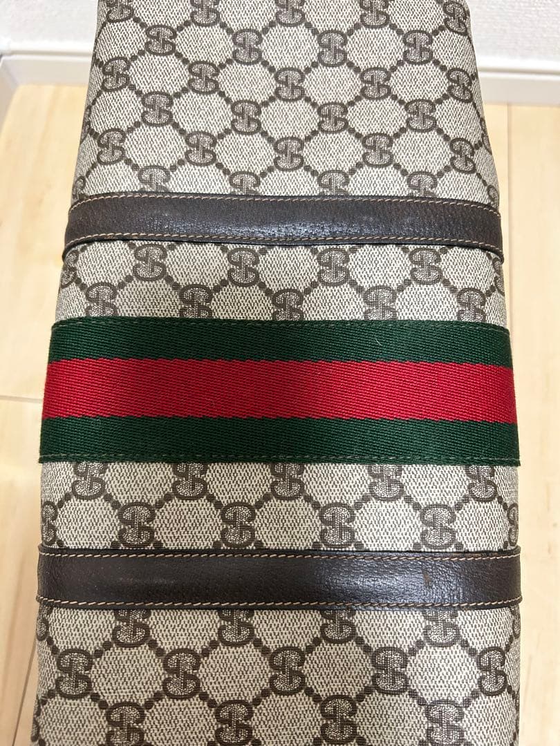 Gucci GGオールドグッチ キャンバス ミニボストンバッグ