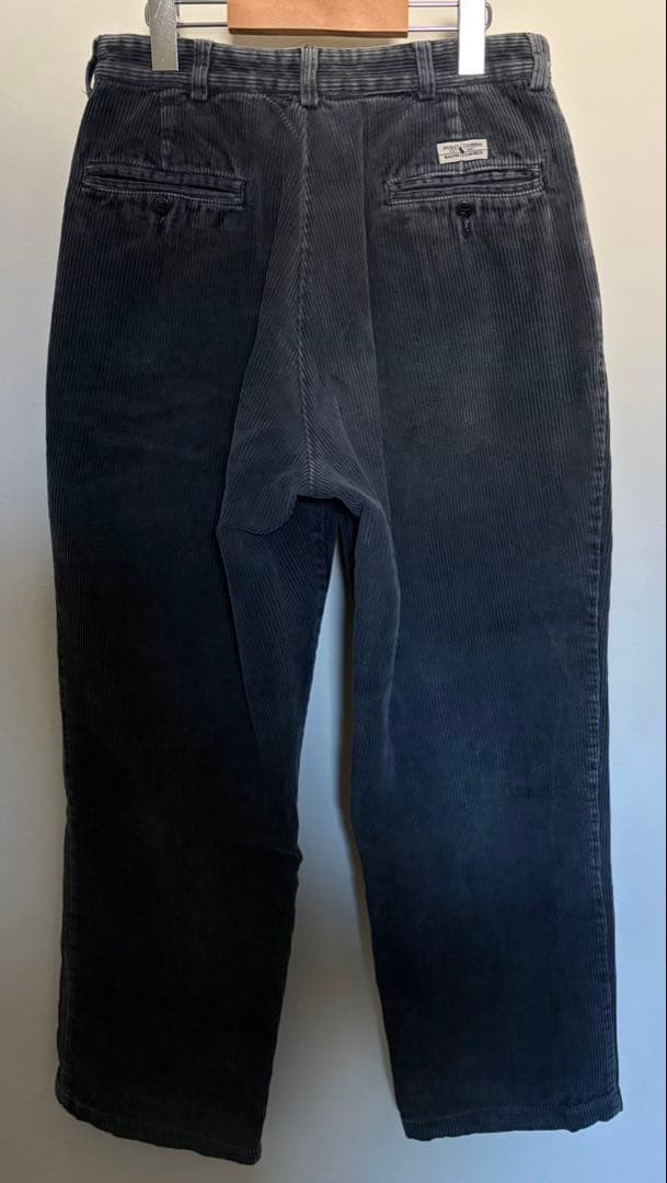 Ralph Lauren ダークグレー コーデュロイパンツ　90s