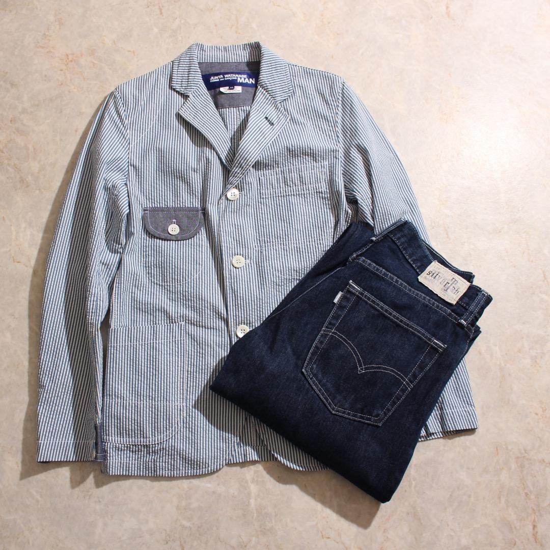 13SS JUNYA WATANABE MAN シアサッカージャケット