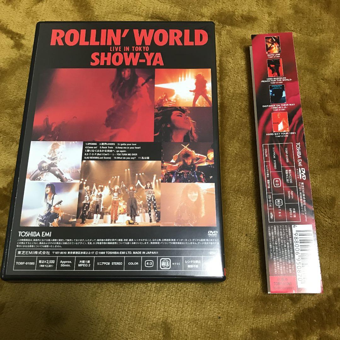 ミュージック SHOW-YA/ROLLIN'WORLD-LIVE IN TOKYO- DVD