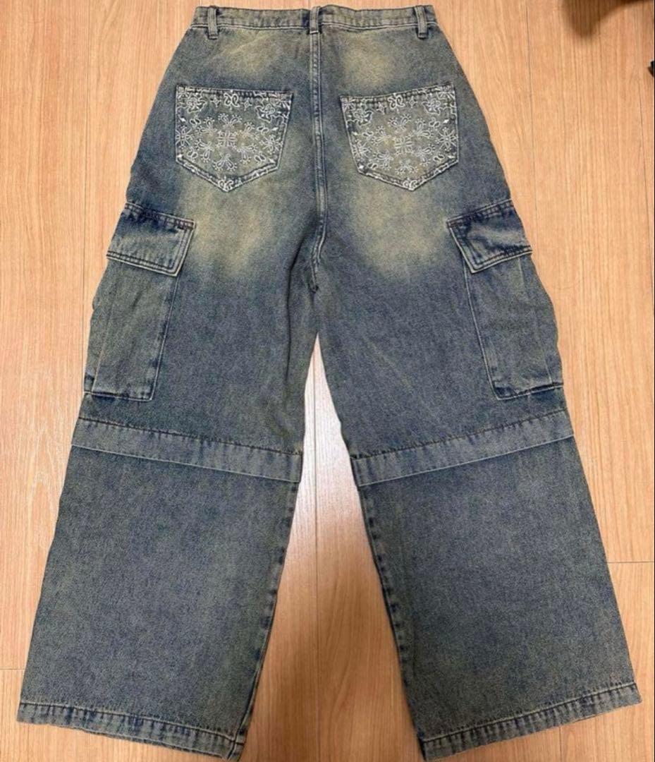 WIDE CARGO DINIM 銀テ付き(4枚)