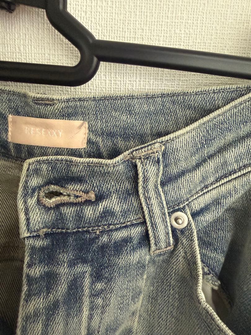 RESEXXY カットアウトリボンデニムパンツ sサイズ