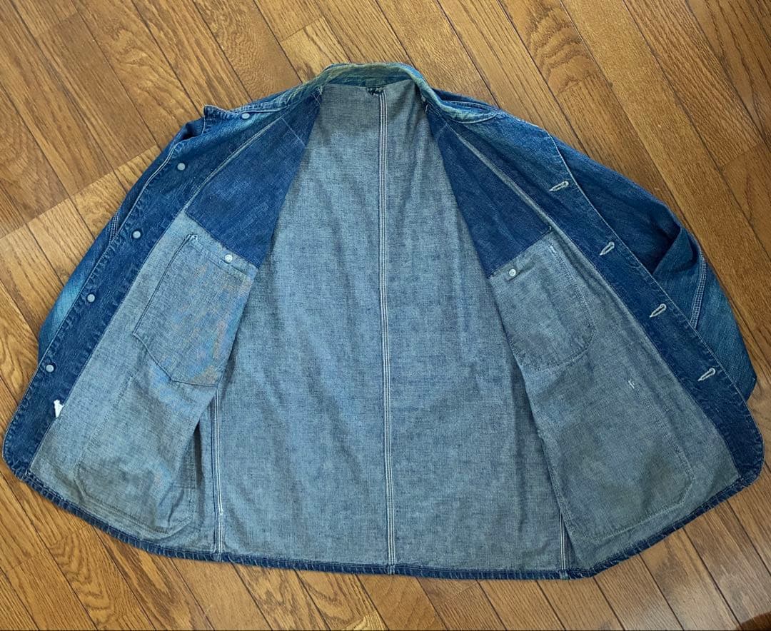 50s HERCLES ヘラクレス デニムカバーオール　極上　濃紺