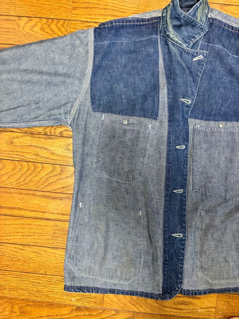 50s HERCLES ヘラクレス デニムカバーオール　極上　濃紺