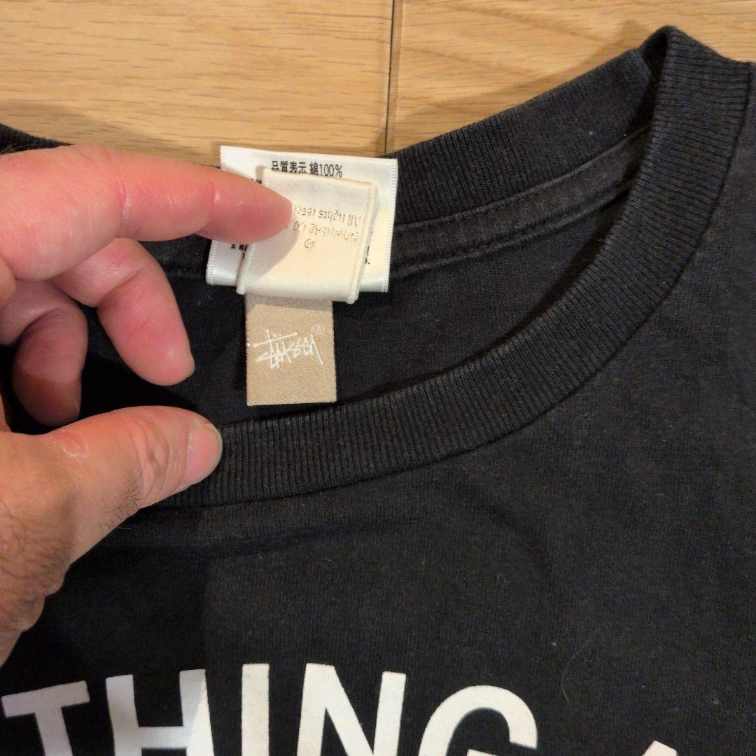 A BATHING APE x STUSSY Tシャツ M ブラック