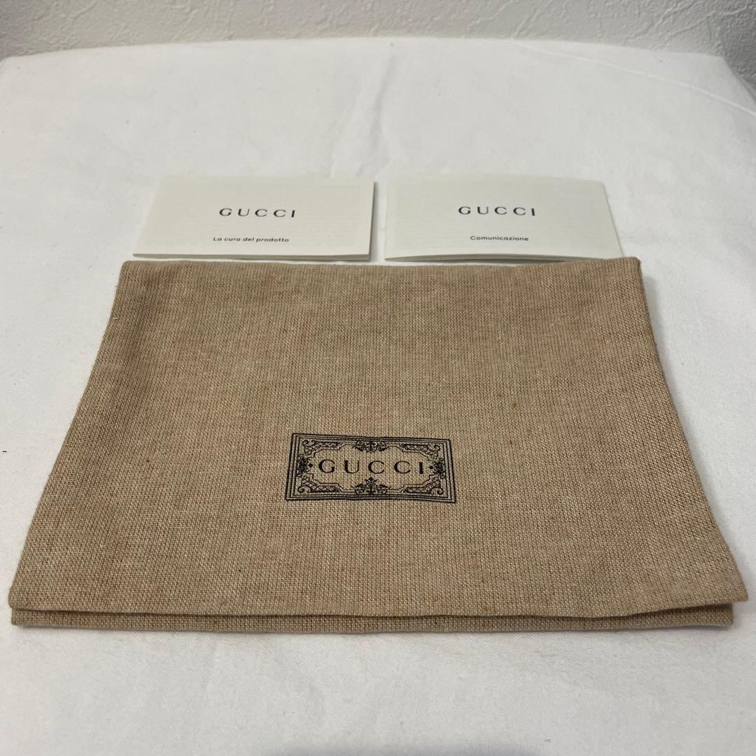 GUCCI/グッチ/三つ折り財布/ブラック/レザー/本革/コンパクト/箱・袋付き